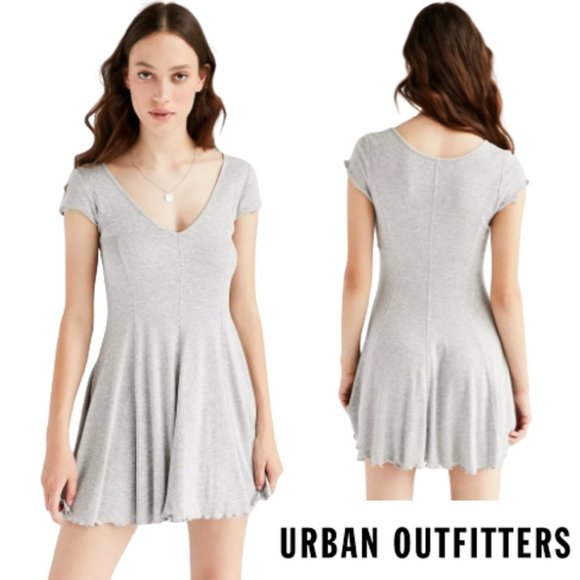 Urban Outfitters Grey Swing Dress